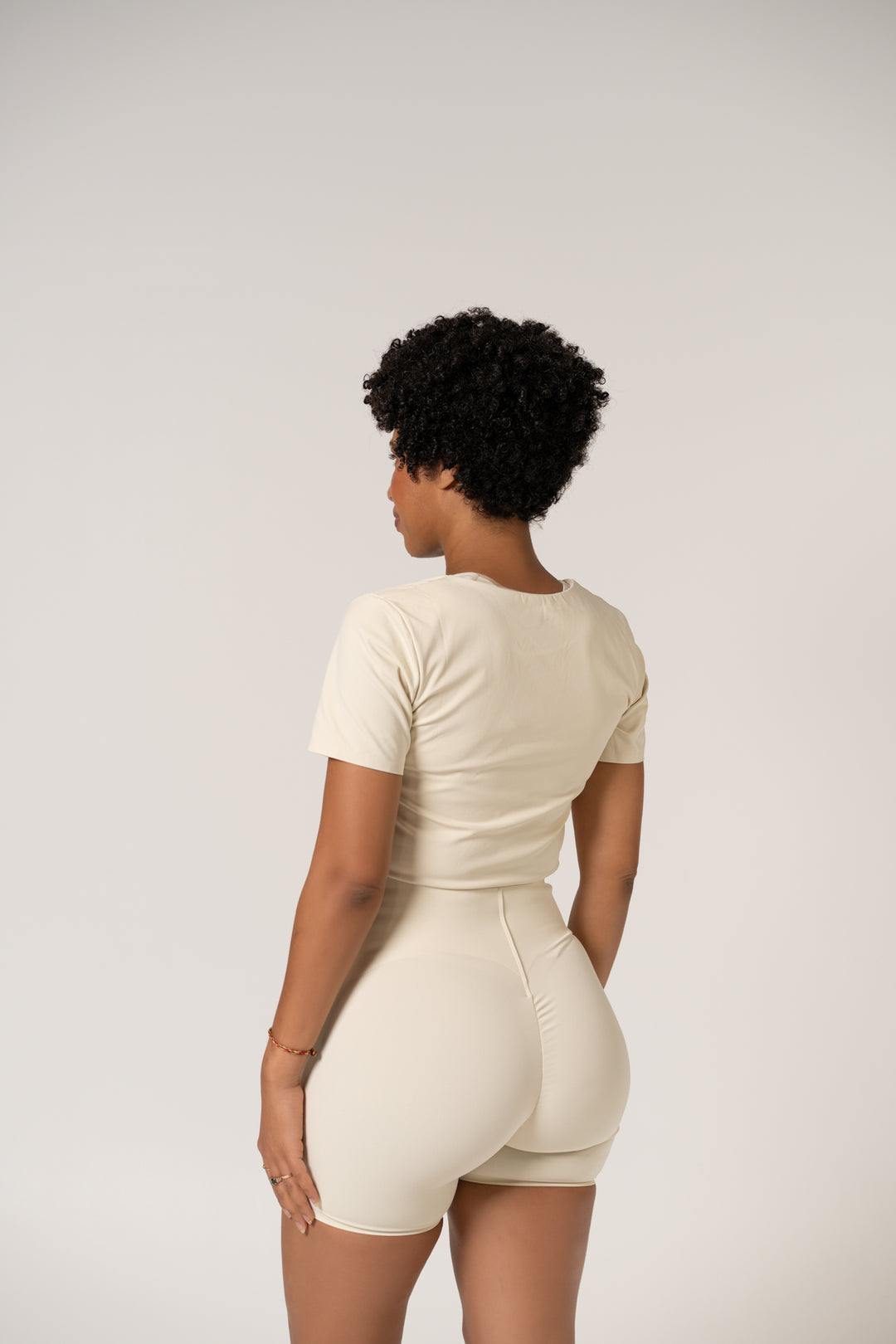 Core Cropped Tee - French Vanilla