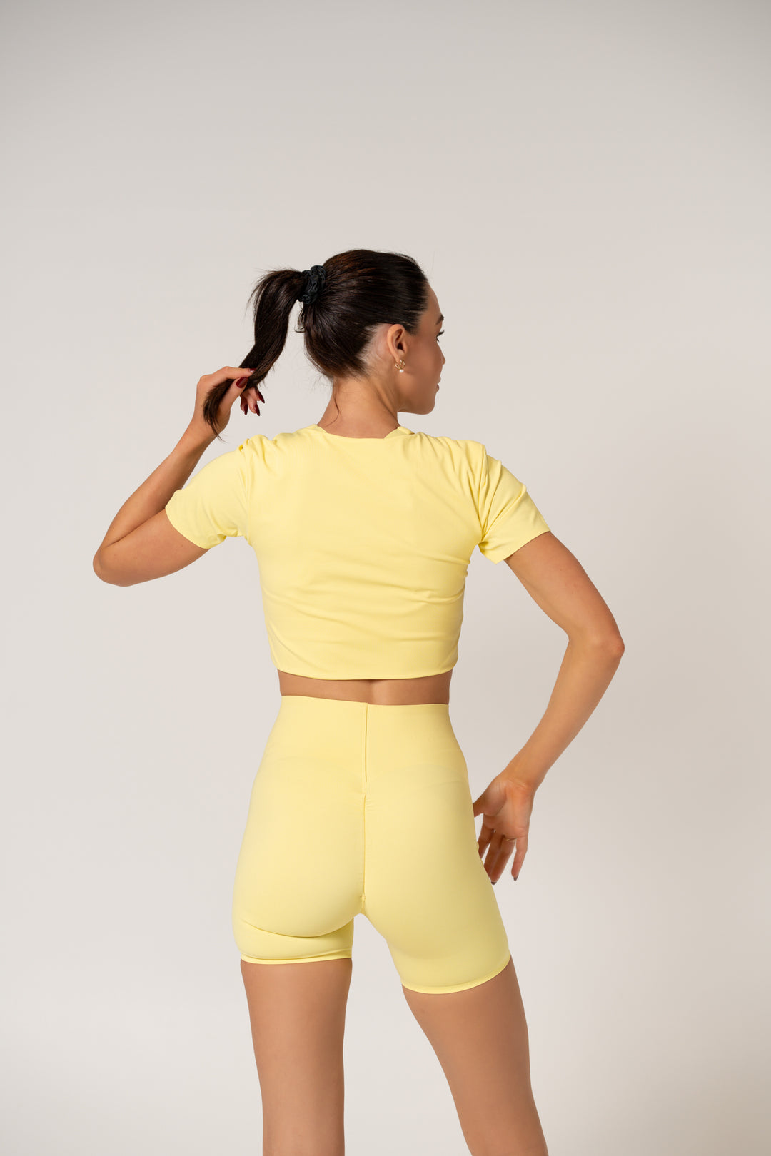 Core Cropped Tee - Lemon Sorbet